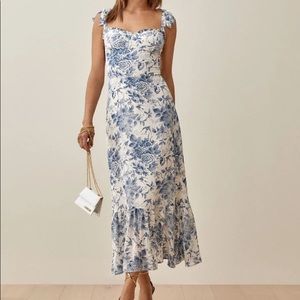 NWOT Reformation Nikita Dress in Pompadour